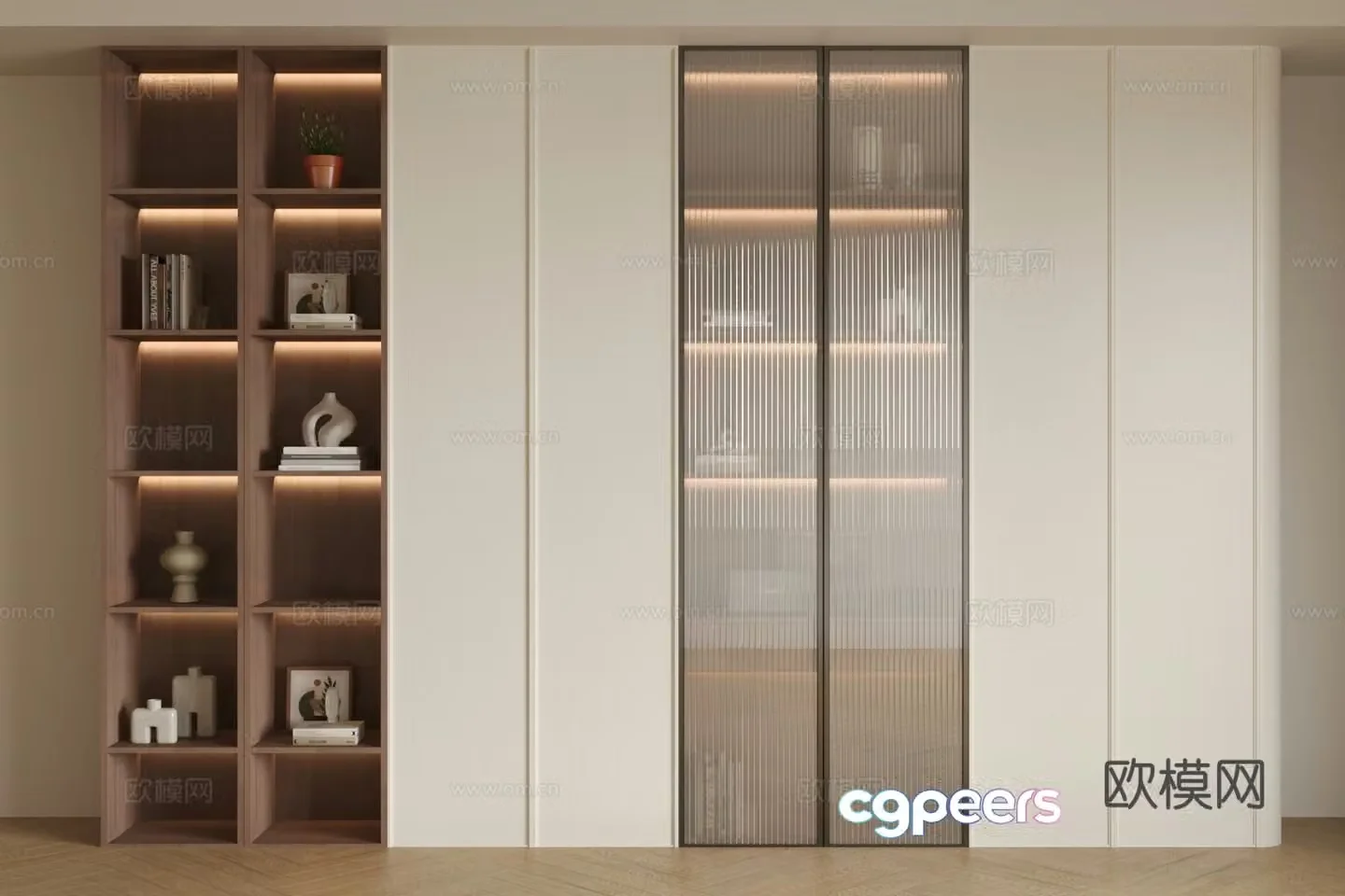 Medium retro sideboard Medium style sideboard French sideboard White sideboard Tea cabinet 3D model