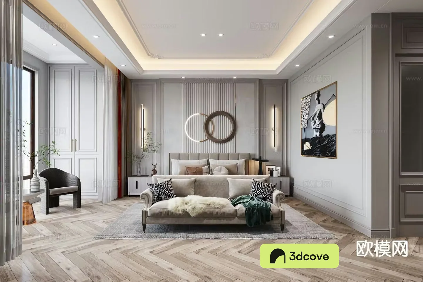 American style bedroom master bedroom