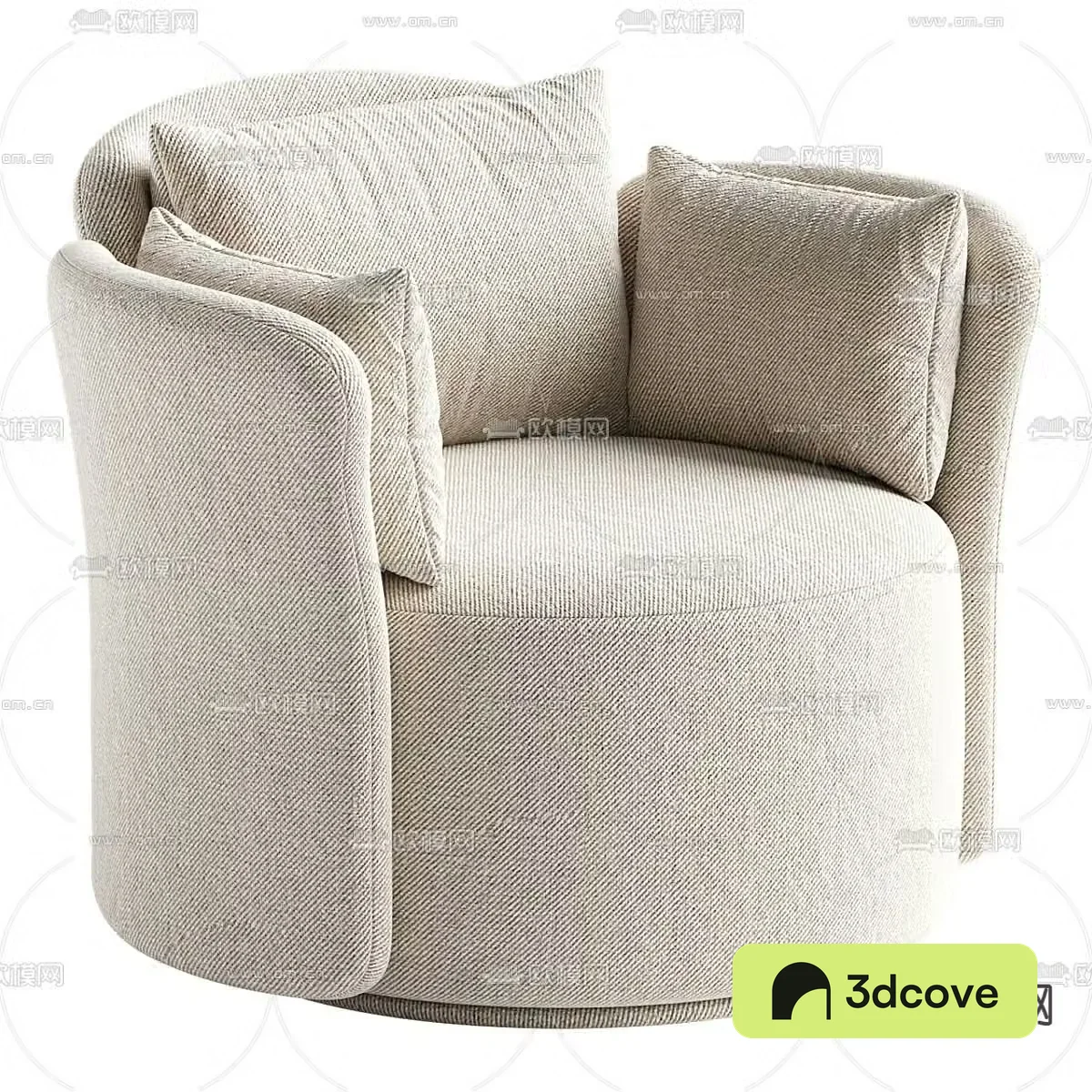 Modern single sofa