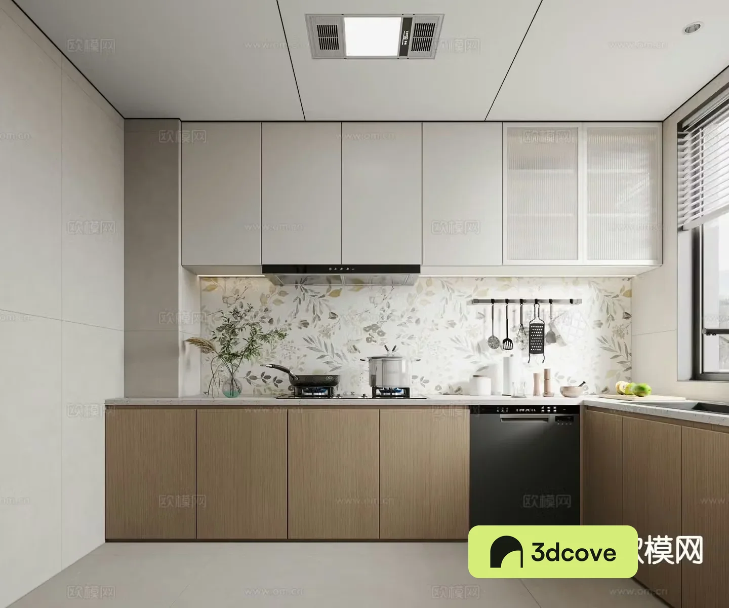 modern kitchen cabinet