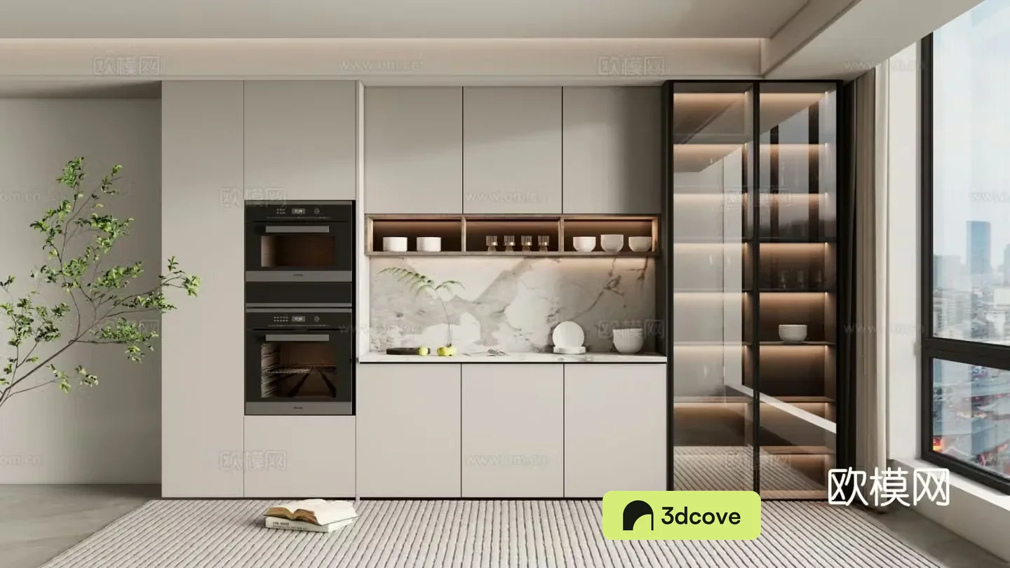 Modern wine cabinet sideboard