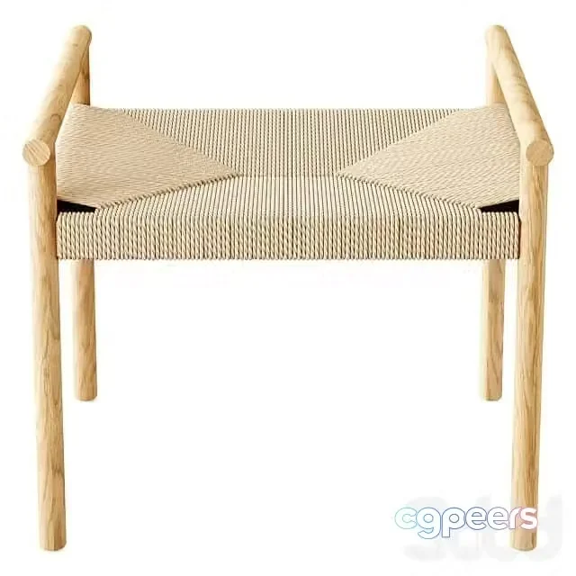 3ds Max Free – Zara Home – The braided bench – Small