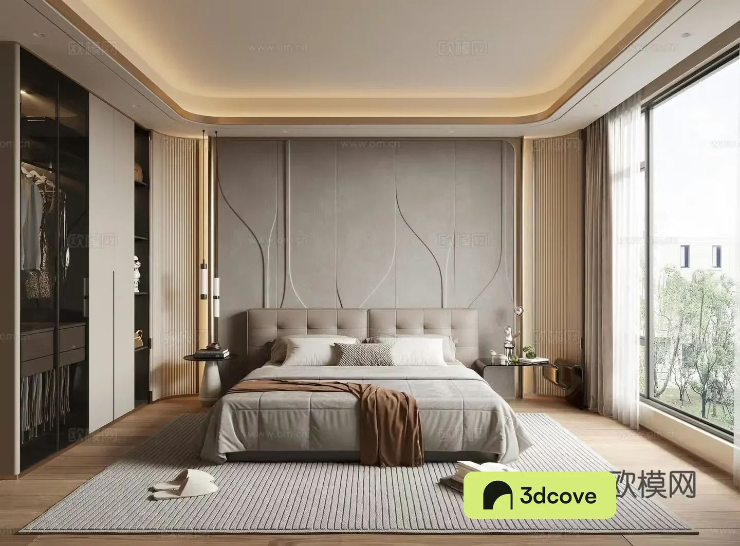 Modern bedroom