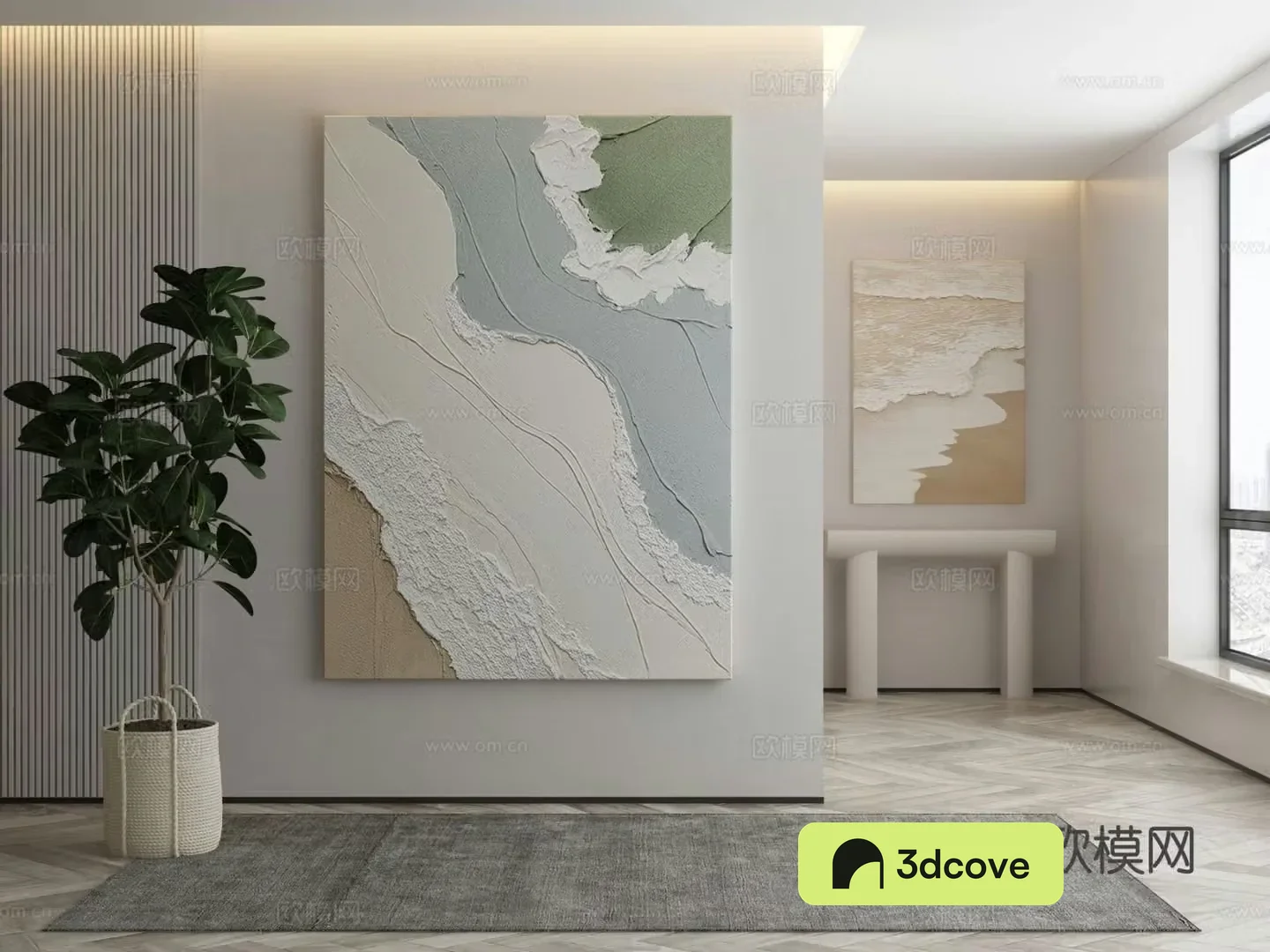 Wabi-sabi painting decorative painting texture painting hanging painting
