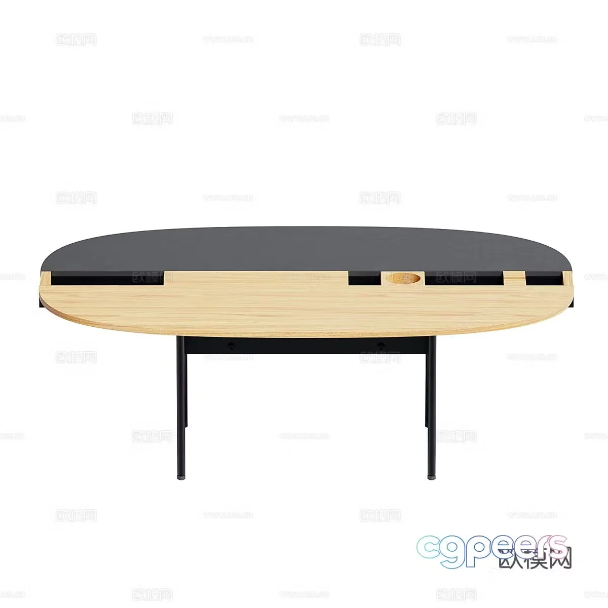 Nordic simple coffee table coffee table simple coffee table round coffee table living room coffee table 3D model
