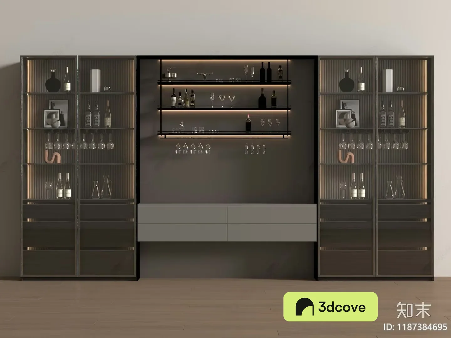 A Modern Bar Setup
