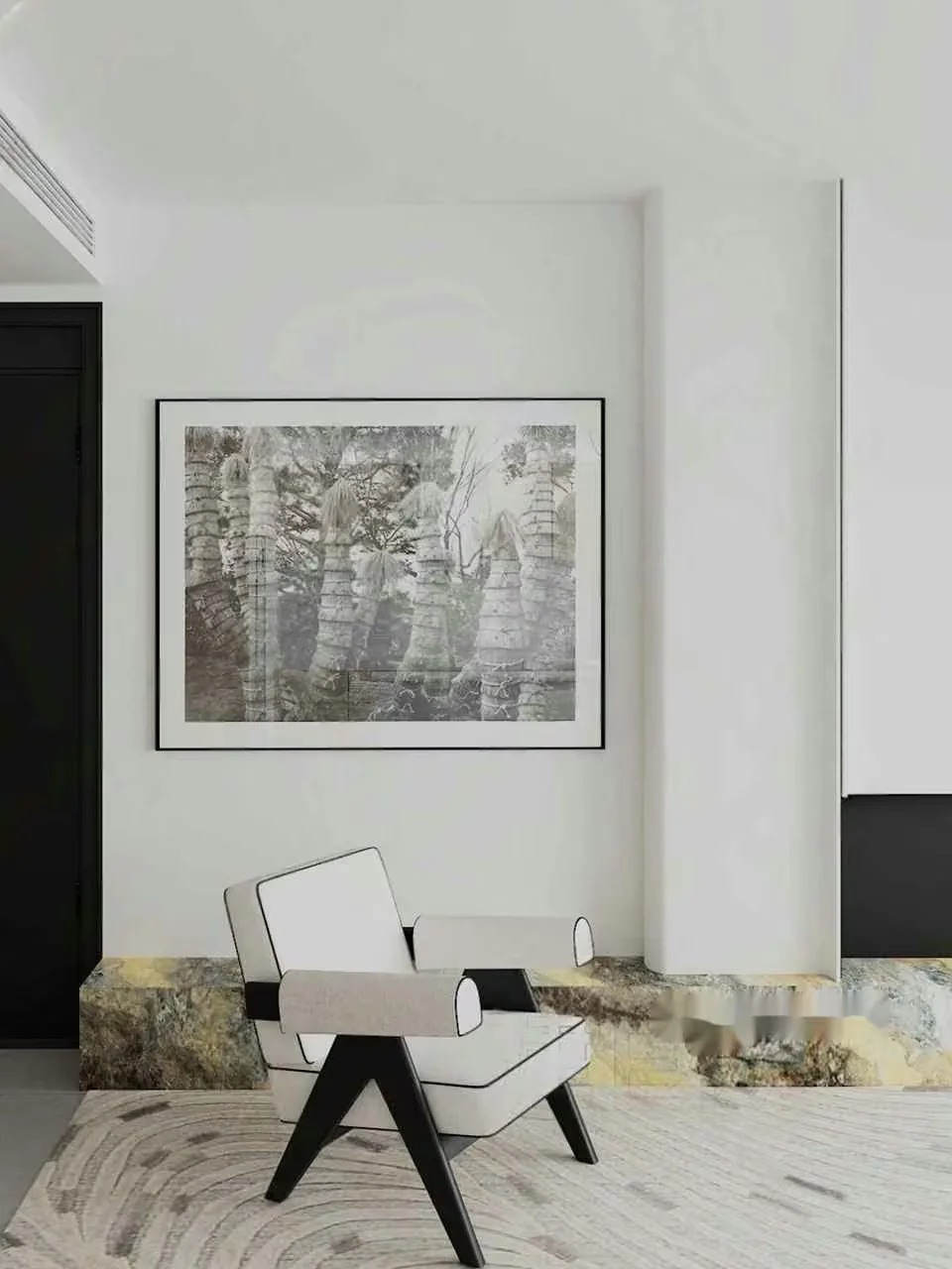 Modern Living Room 3D Model – 8814 – VRAY Render
