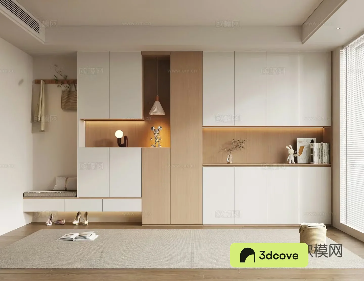 Modern shoe cabinet