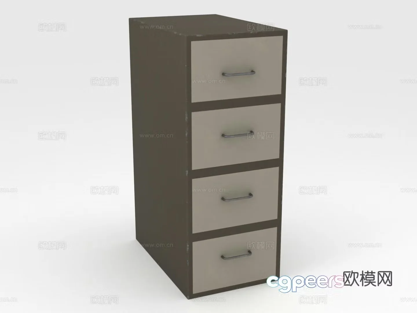 Chest of drawers filing cabinets chest of drawers storage cabinets 3d model