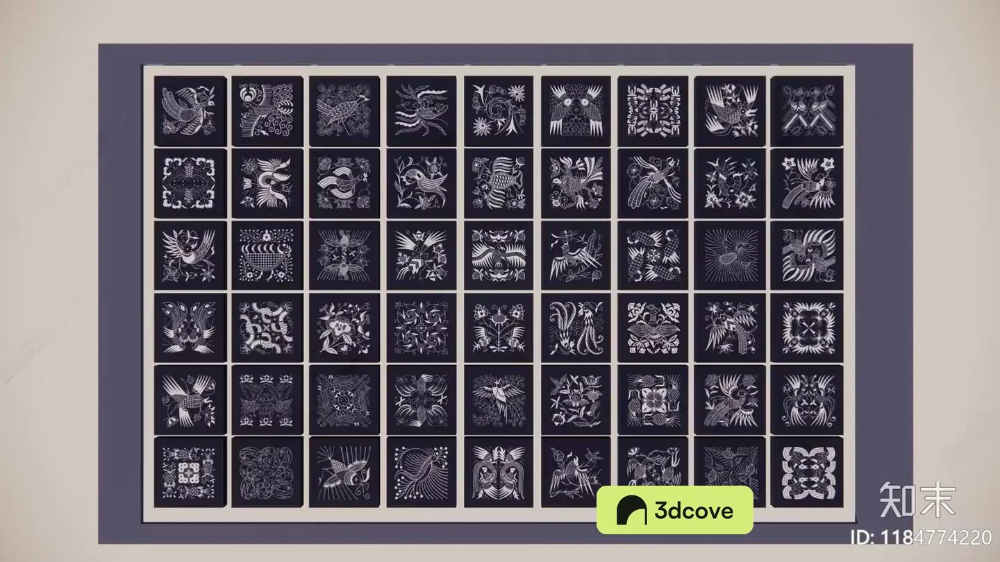 A Collection Of Intricate Square Designs