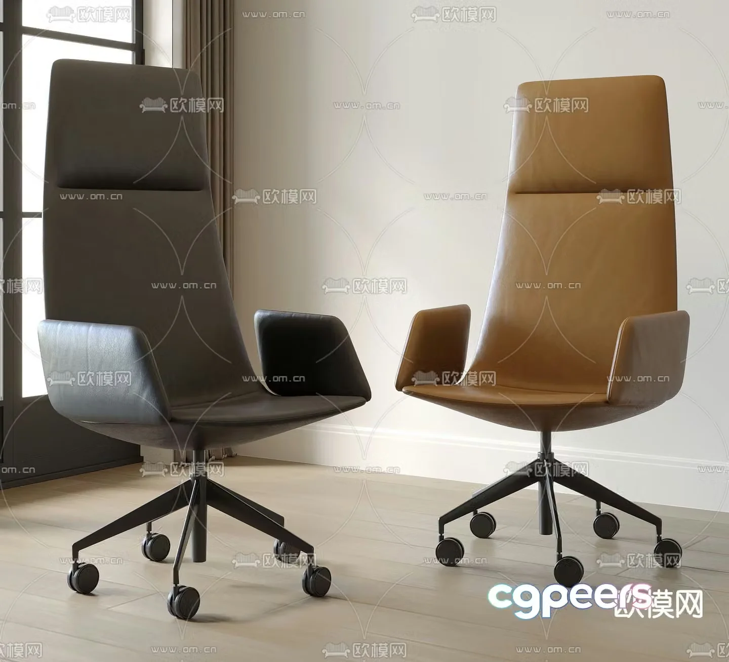 Office chair executive chair boss chair 3d model
