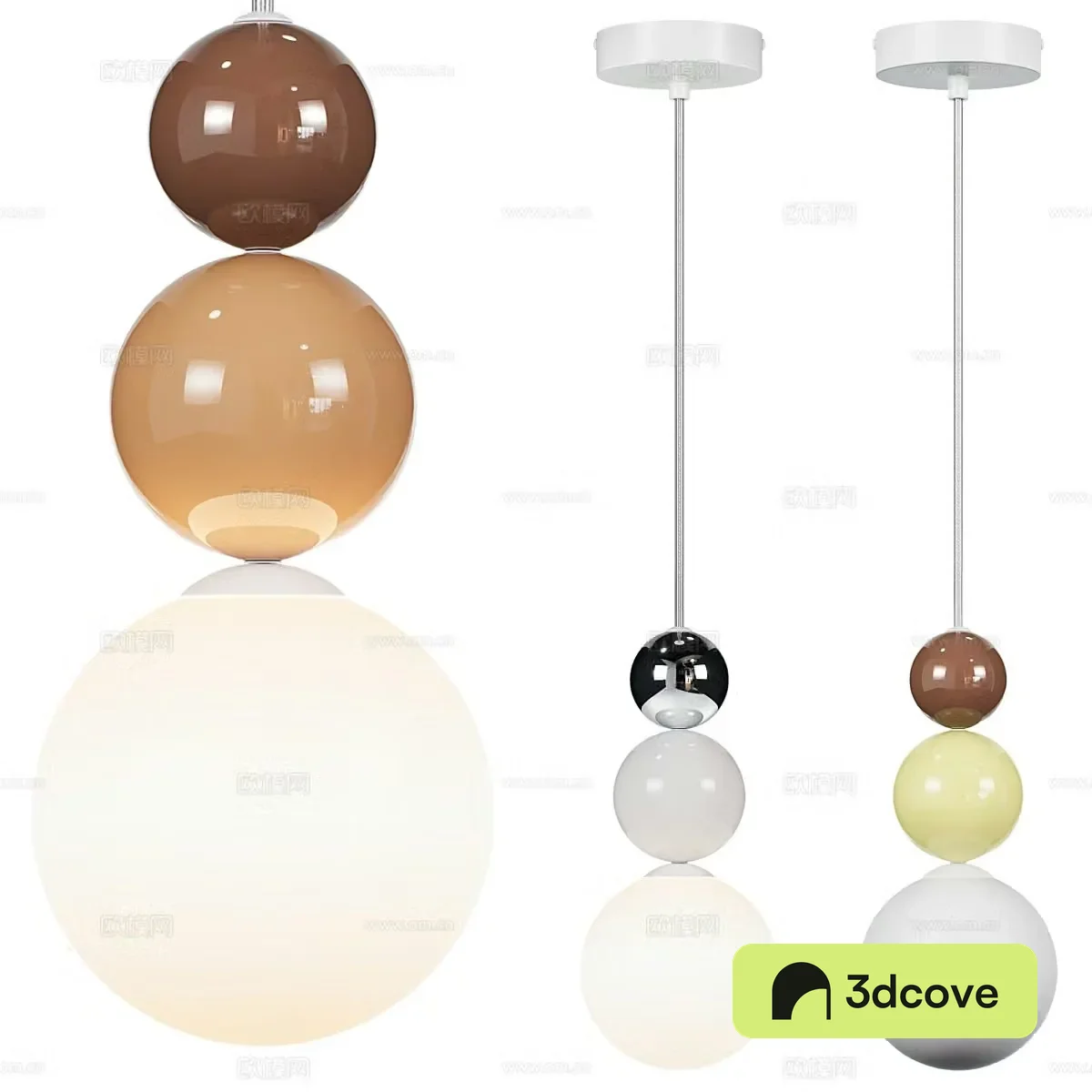 Modern simple chandelier spherical chandelier light luxury chandelier