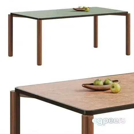 Simple Wooden Table 3D Model – 14745 – VRAY Render