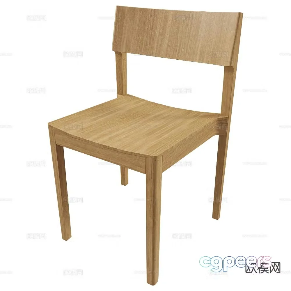 Inno Wasabi Chair Dining Chair 3D Model