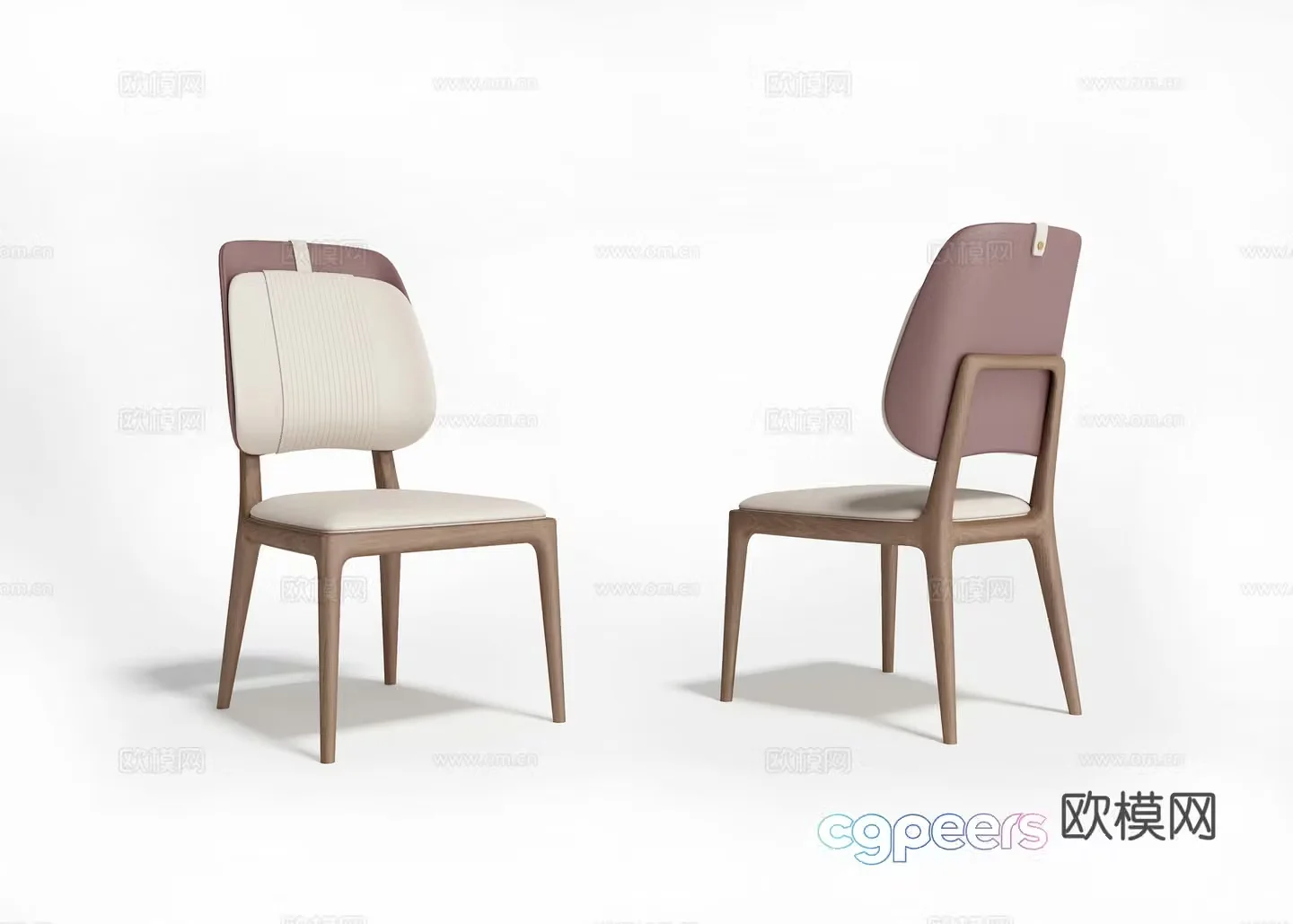 New Chinese dining chair 3D model