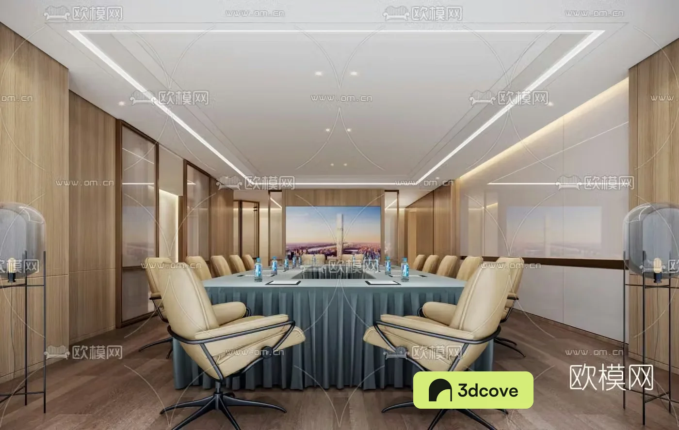 Modern hotel conference room