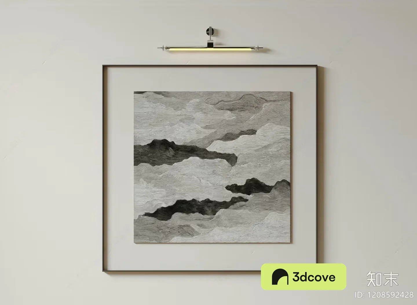 A Framed Abstract Art Piece