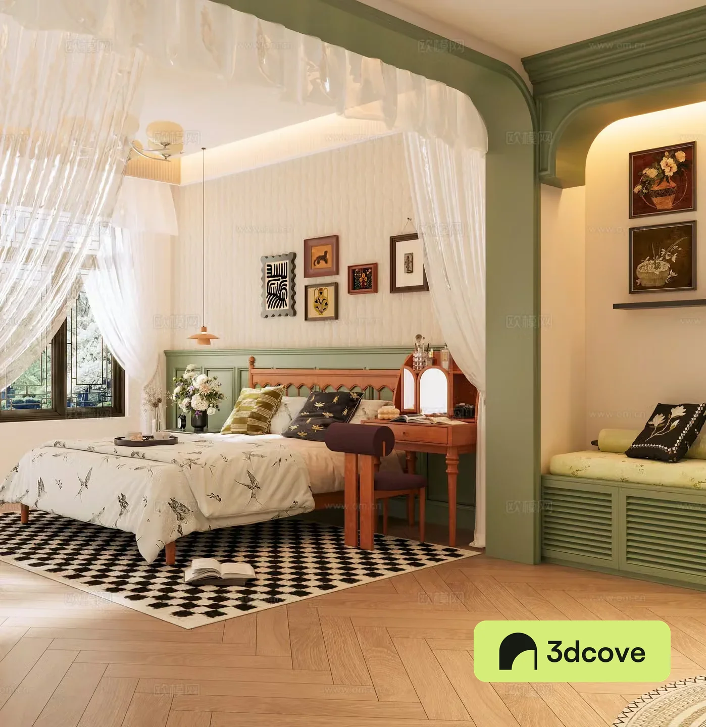 Retro bedroom French bedroom medieval style bedroom medieval bedroom vintage bed vintage wardrobe