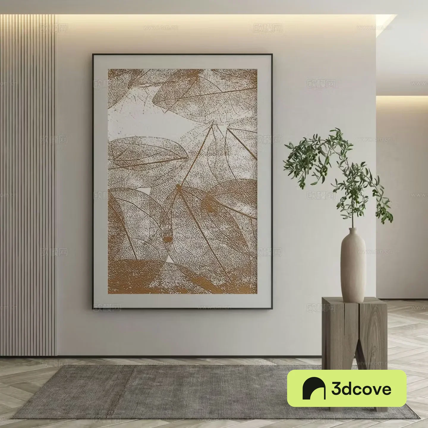 New Chinese style decorative painting texture painting hanging painting