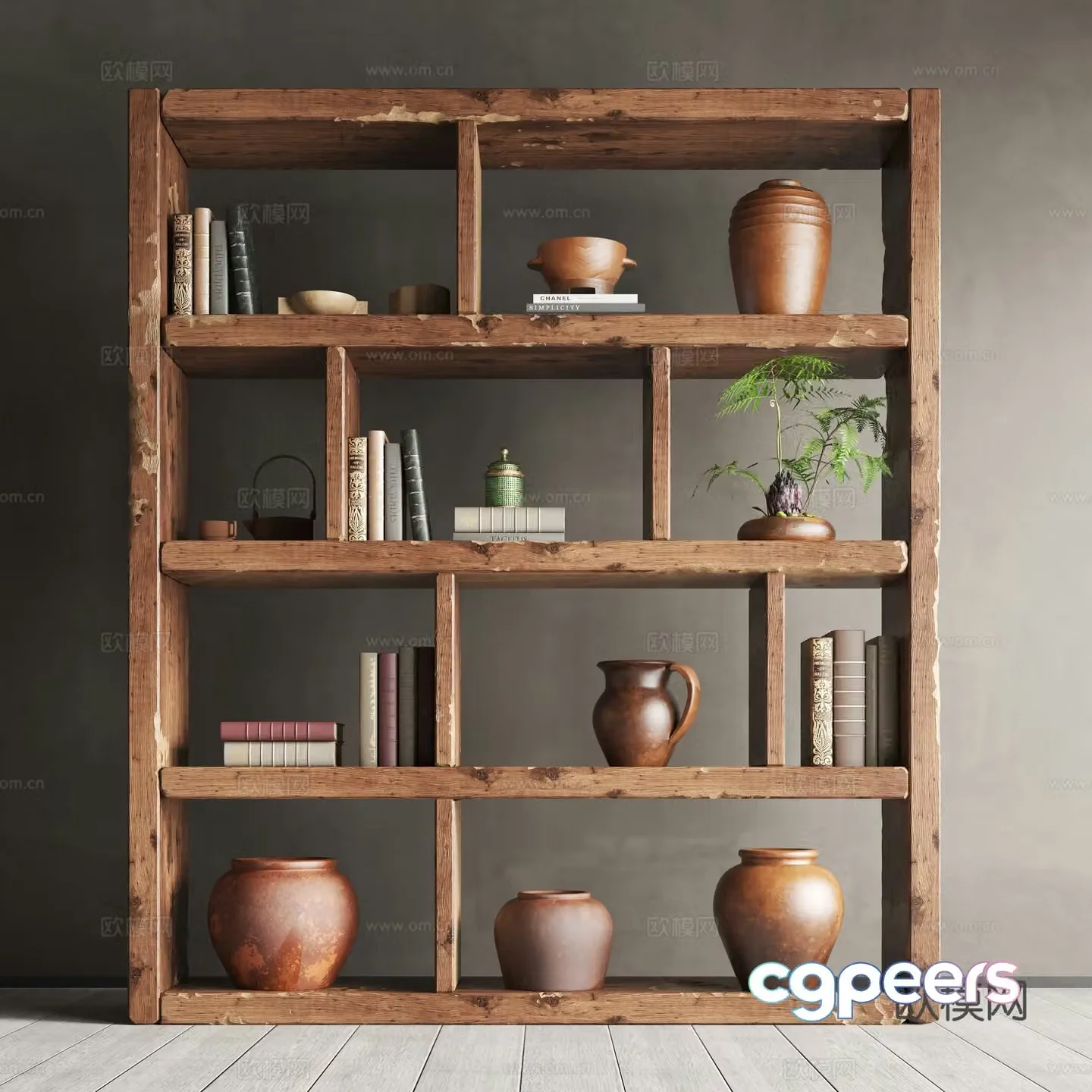 New Chinese style decorative frame 3D model
