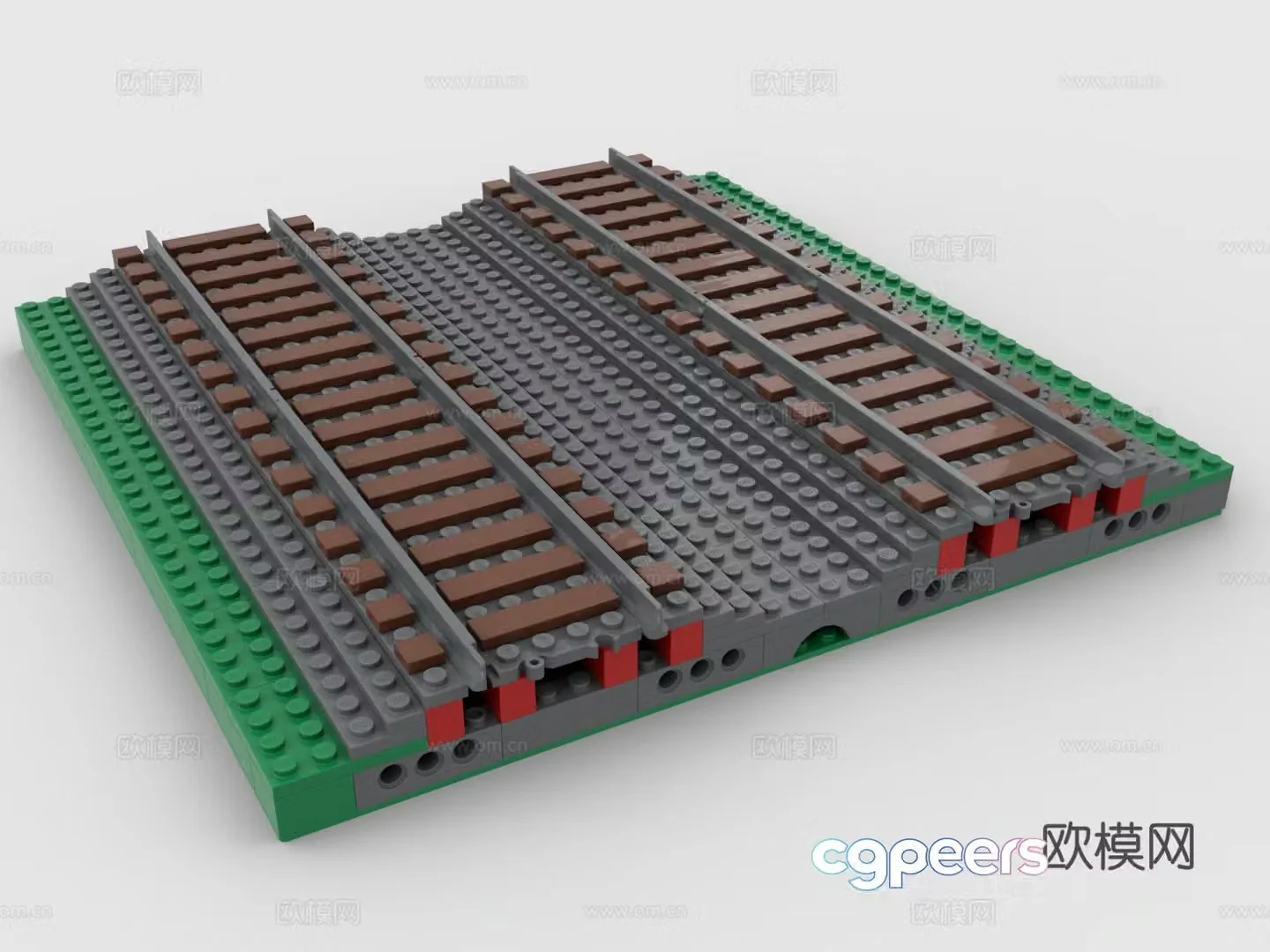 LEGO LEGO Toys Building Blocks Railway Railroad 3D Model