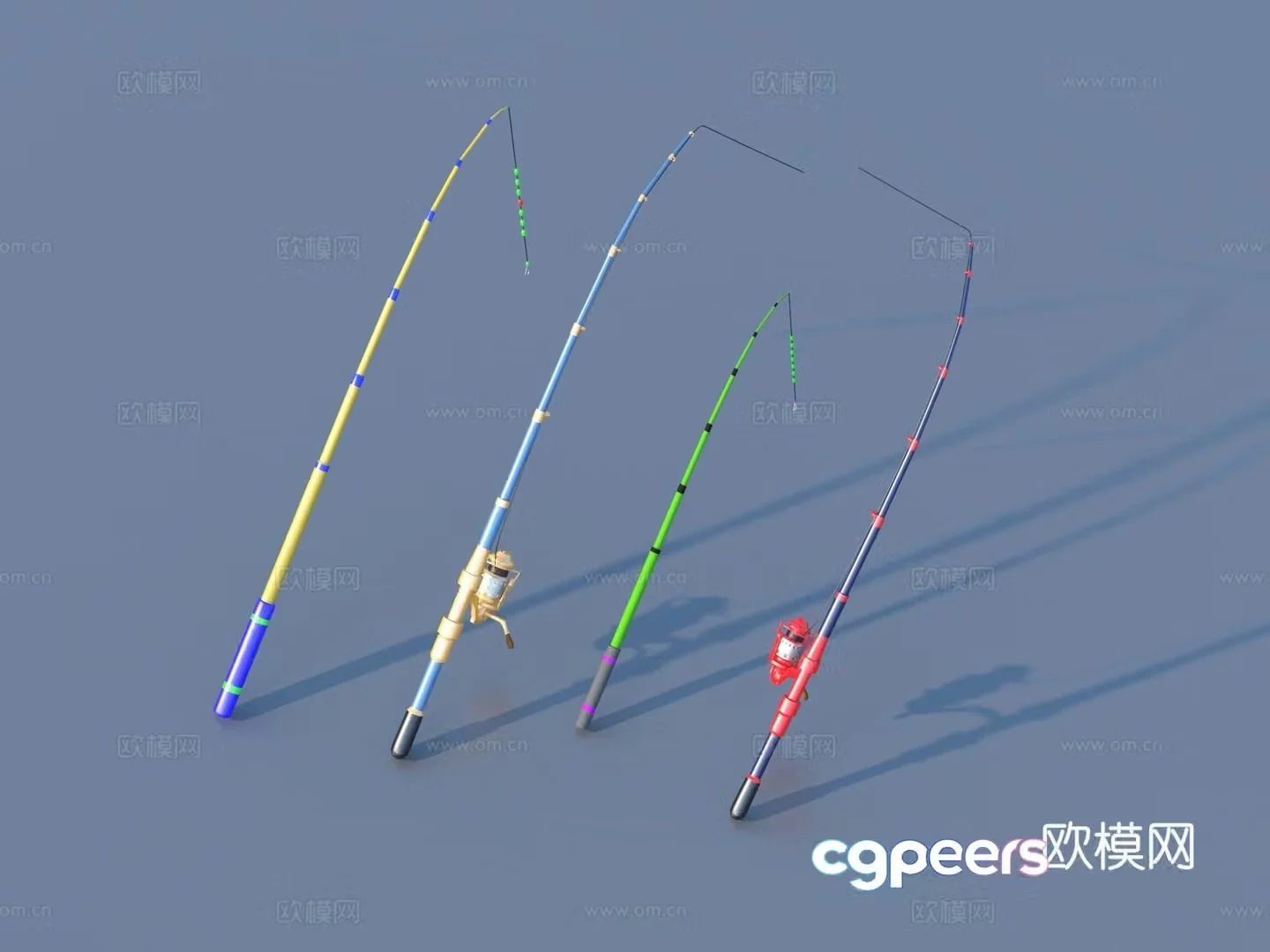 Fishing tackle Fishing Tackle Fishing 3d model