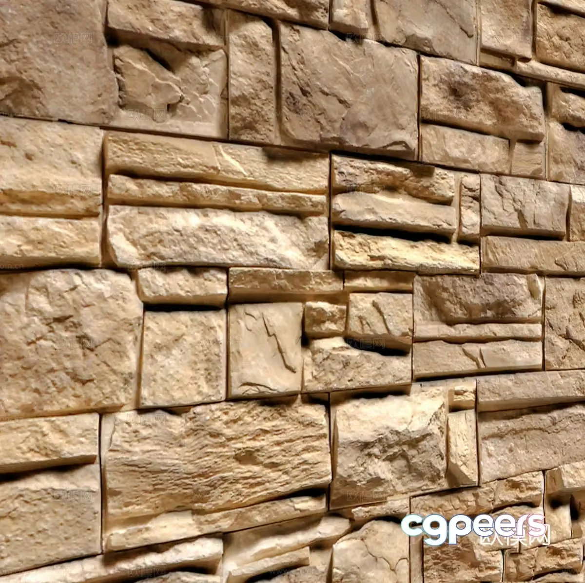 Retro brick wall antique wall tiles Exterior wall stone bricks Exterior wall tiles Stone brick exterior wall stone brick cultural wall 3D model