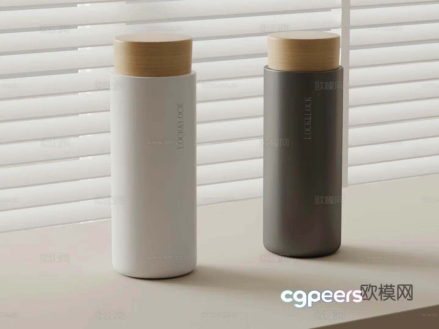 Modern thermos cup water cup 3d model