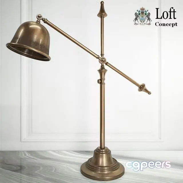 3ds Max Free – LOFT CONCEPT_TABLE LAMP ANTIC BELL TABLE LAMP