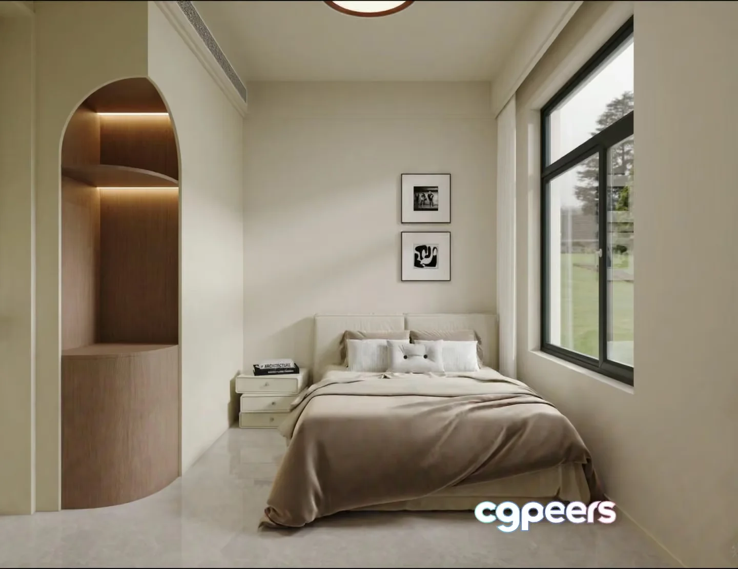 Cozy Bedroom 3D Model – 6646 – CORONA Render