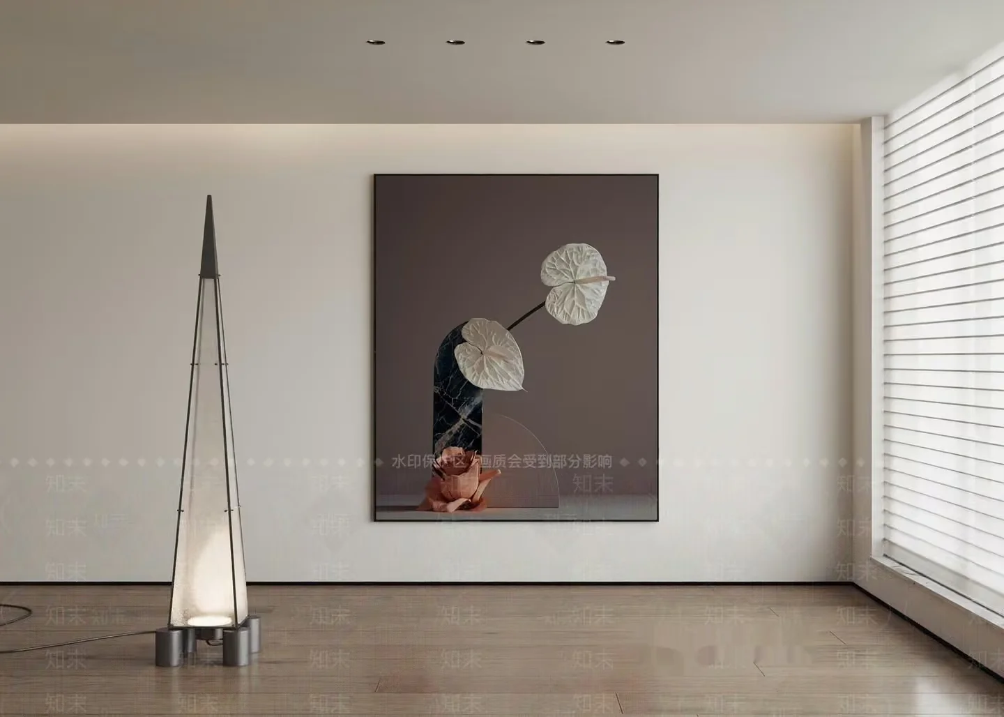 Modern Living Room 3D Model – 16954 – VRAY Render