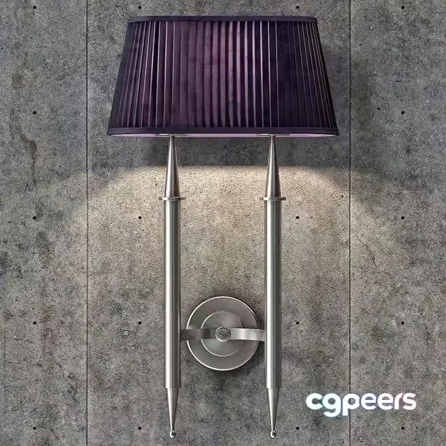 3ds Max Free – Hector Finch Robbie Wall Light Double