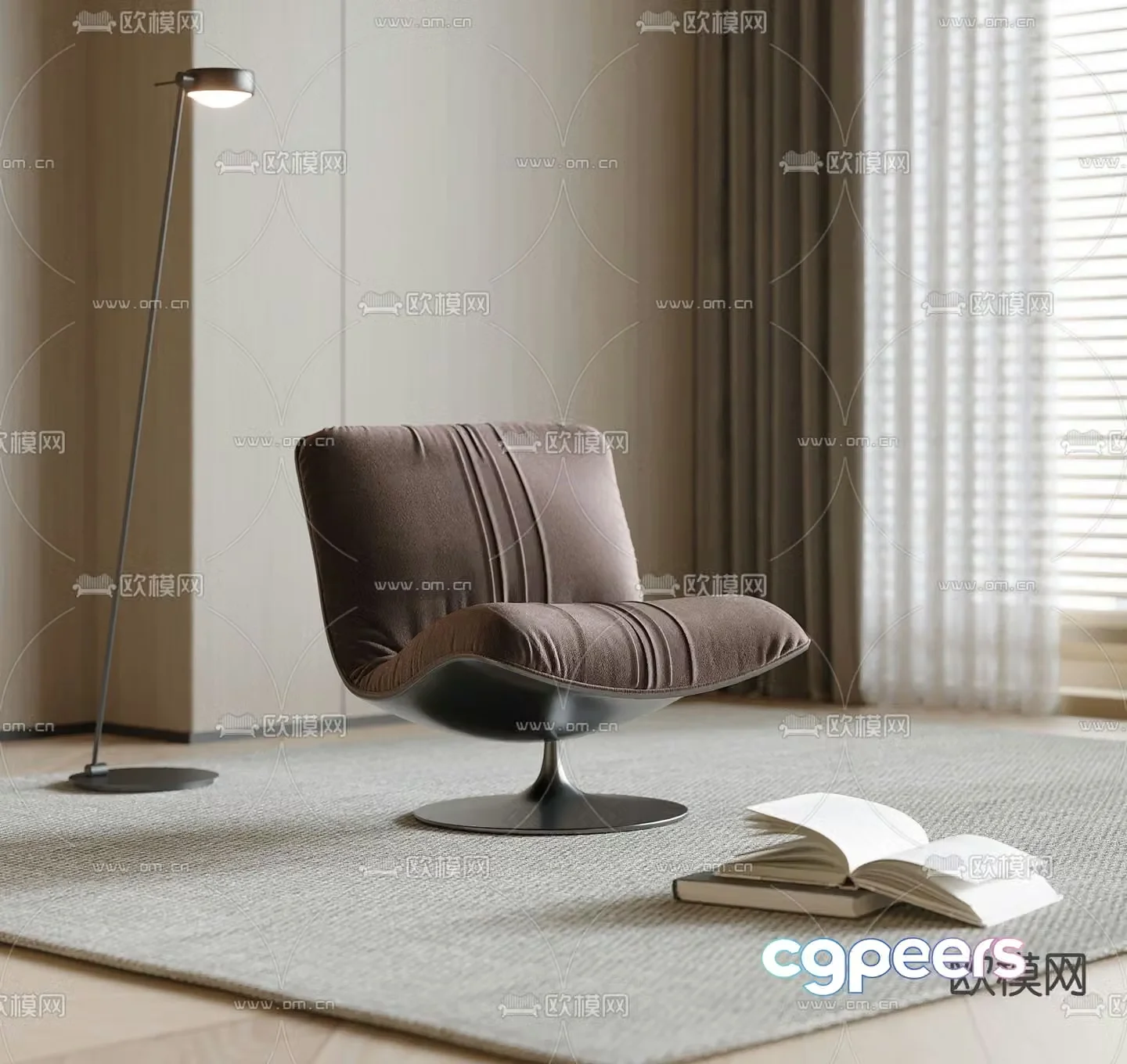 Sofa chair leisure chair 3d model