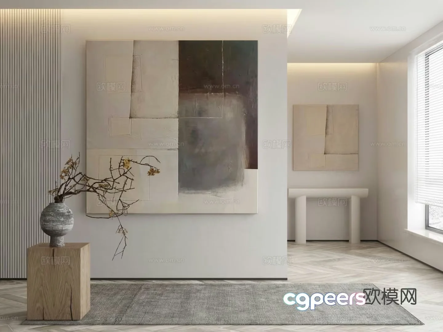Modern Minimalist Interior 3D Model – 18016 – VRAY Render