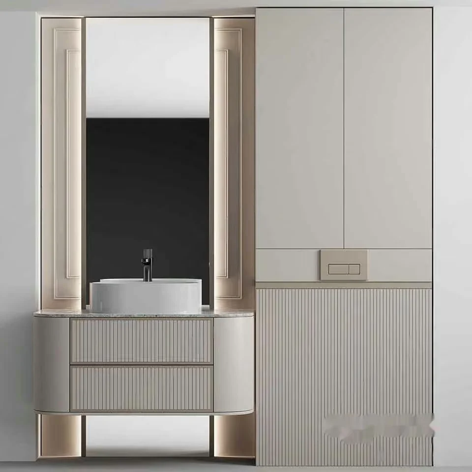 A Modern Bathroom Vanity 3D Model – 8460 – CORONA Render