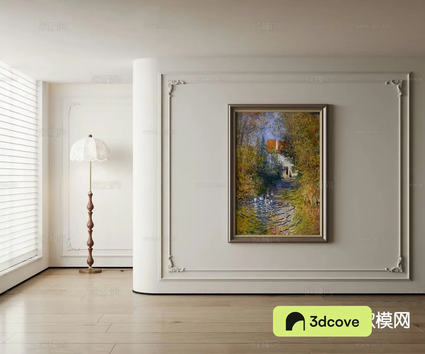 American decorative painting landscape painting oil painting