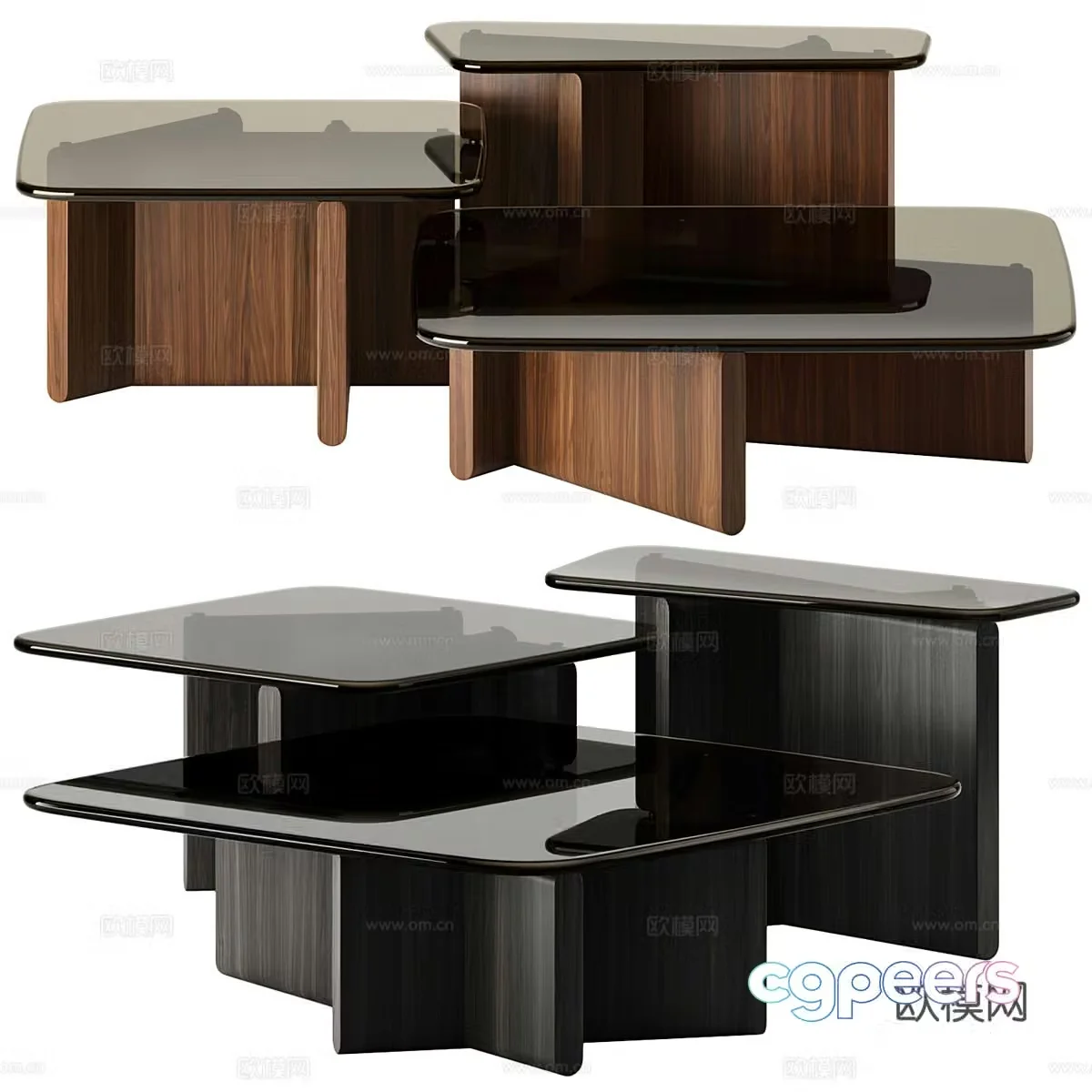 3D model of mother and child coffee table