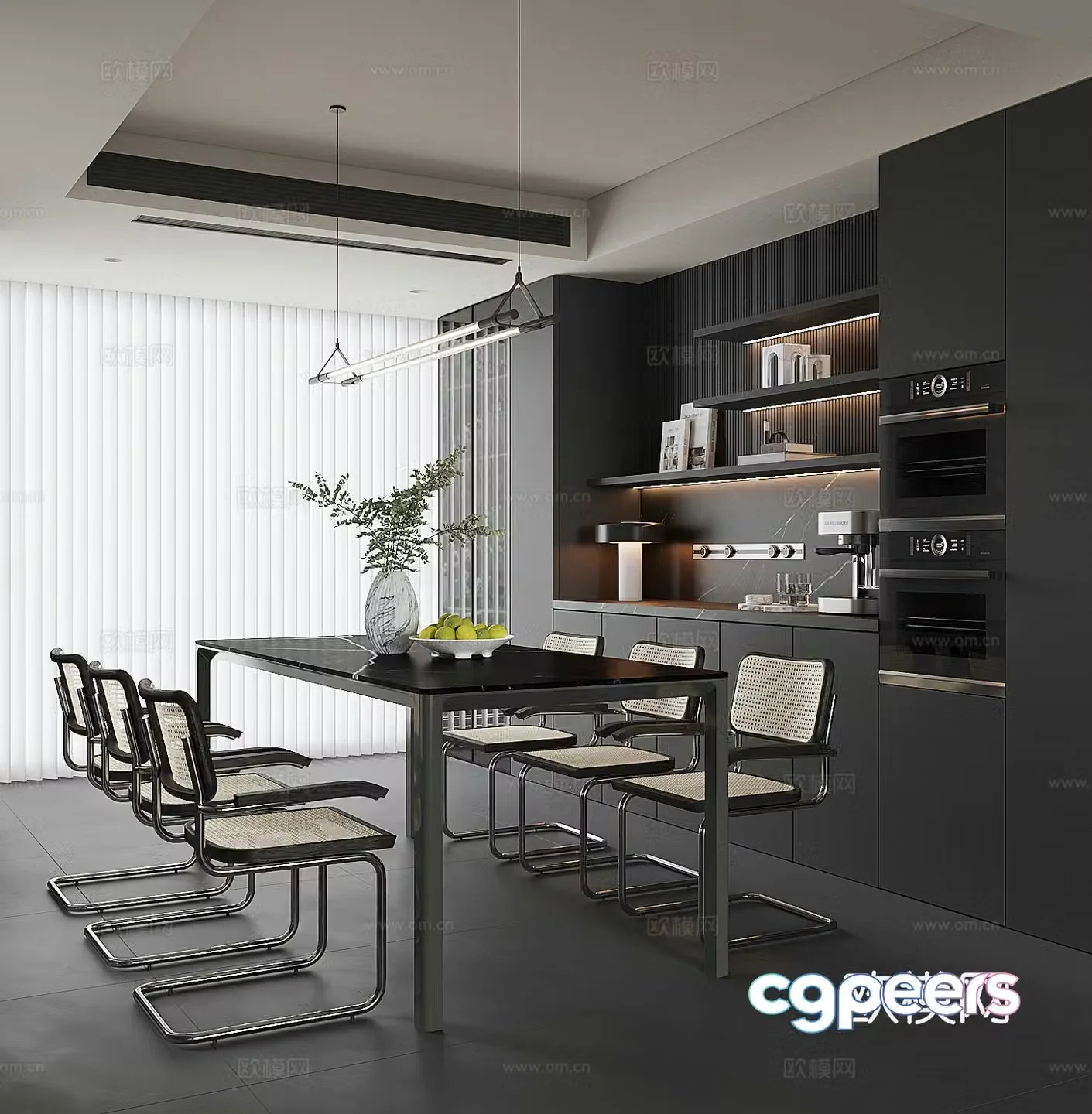 Dark Wind Restaurant 3D Model
