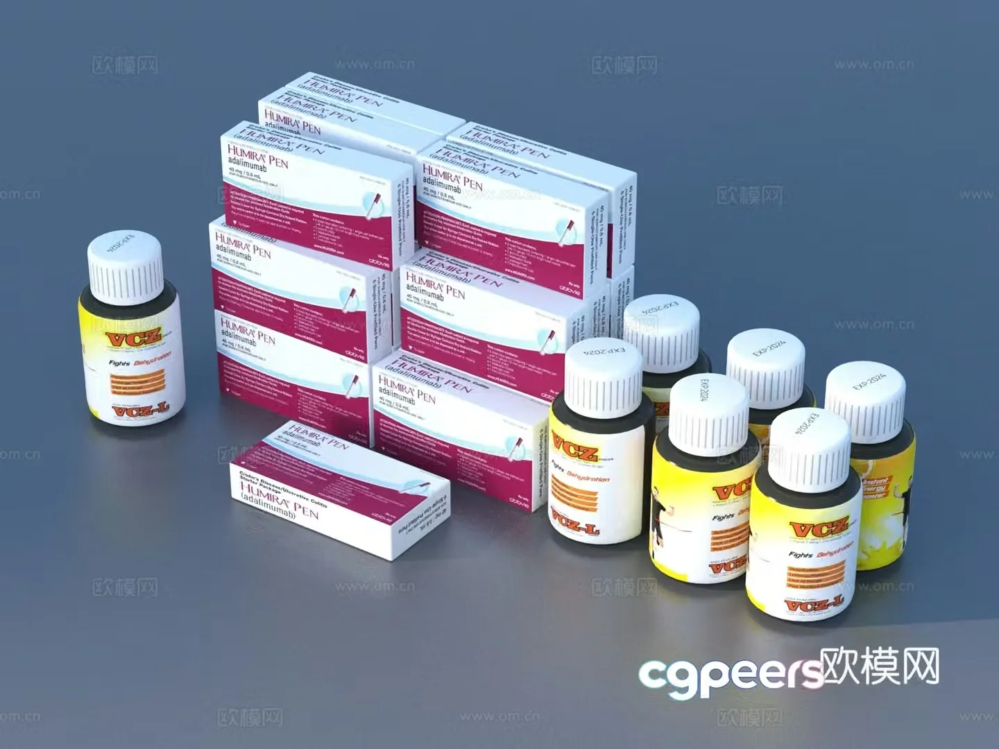 Medicine Medicine Box Medicine Medicine Potion Medical Supplies 3D Model