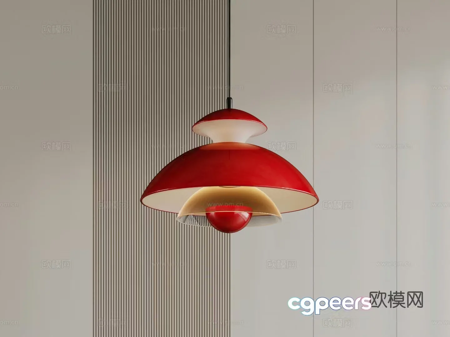 Modern Italian chandeliers 3d model