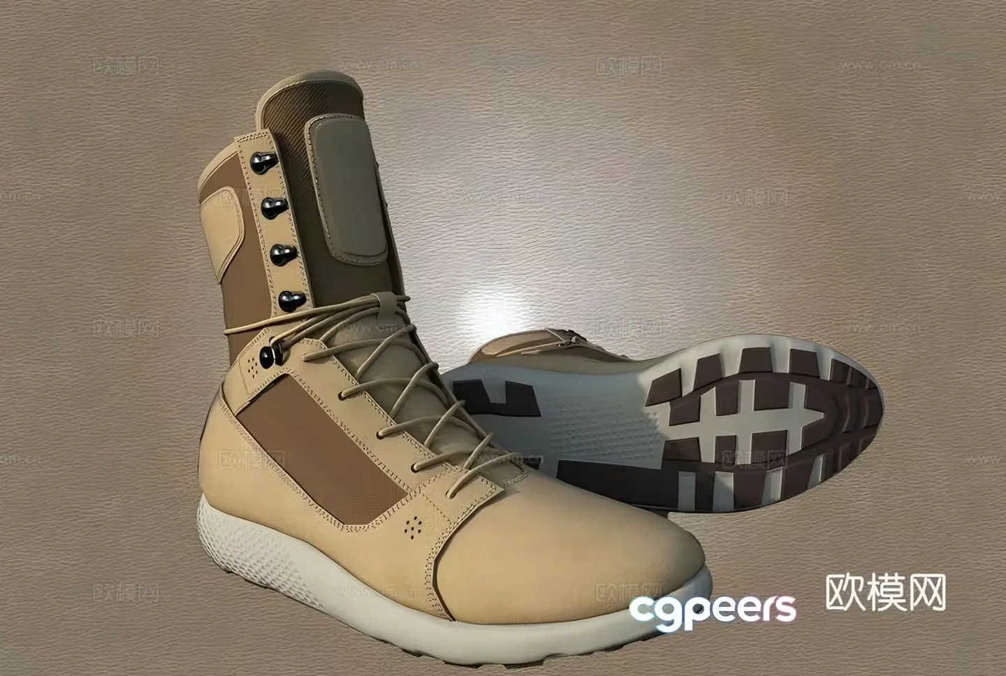 Women’s boots 3d model