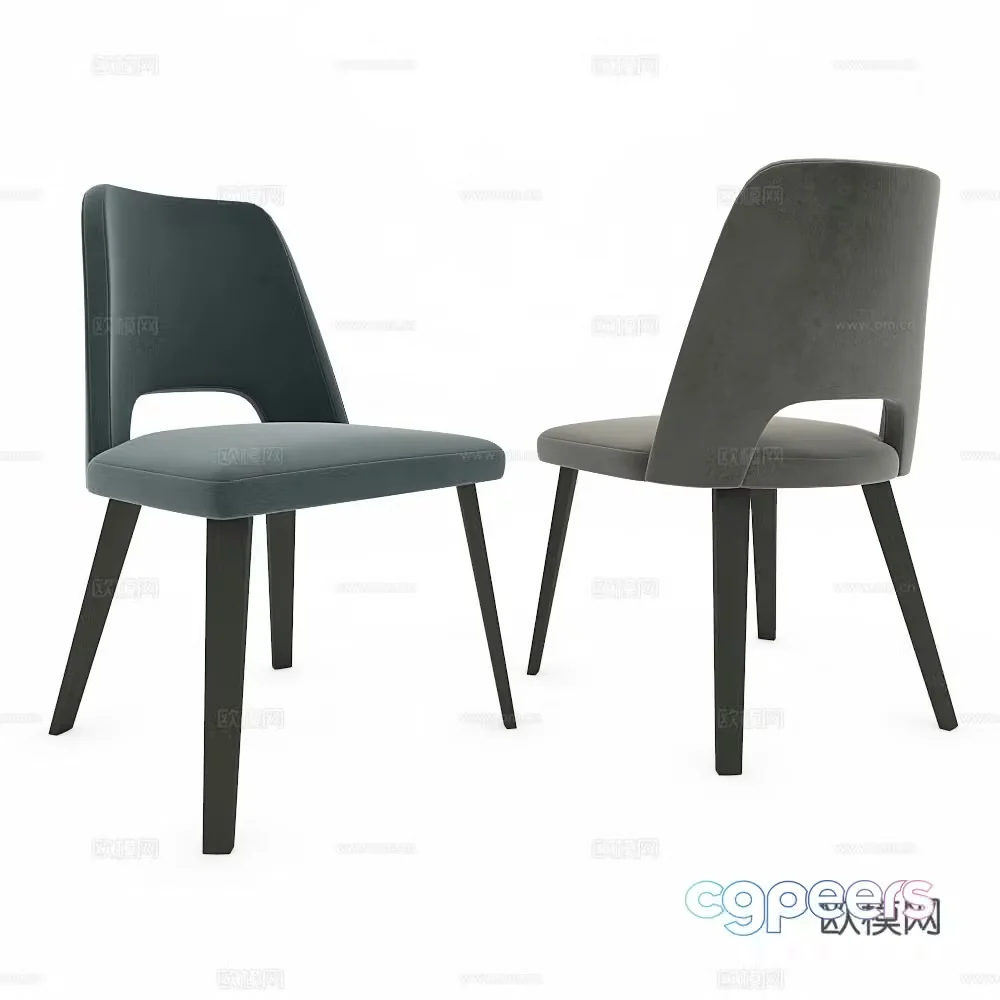 Modern Gallotti single chair 3d model