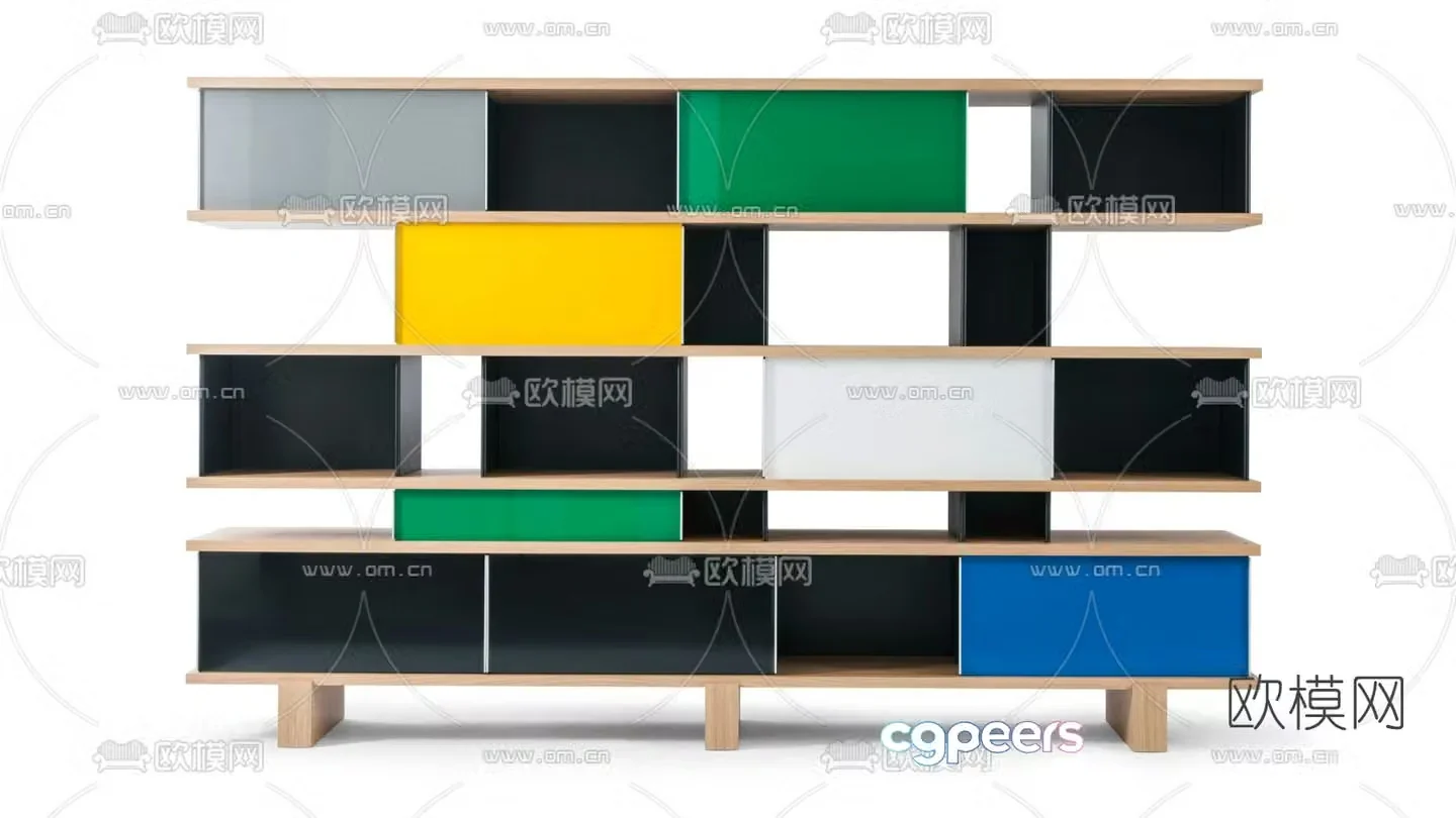 Cassina Nuage side cabinet decorative cabinet 3d model