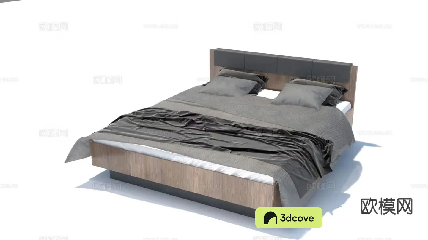 Modern double bed