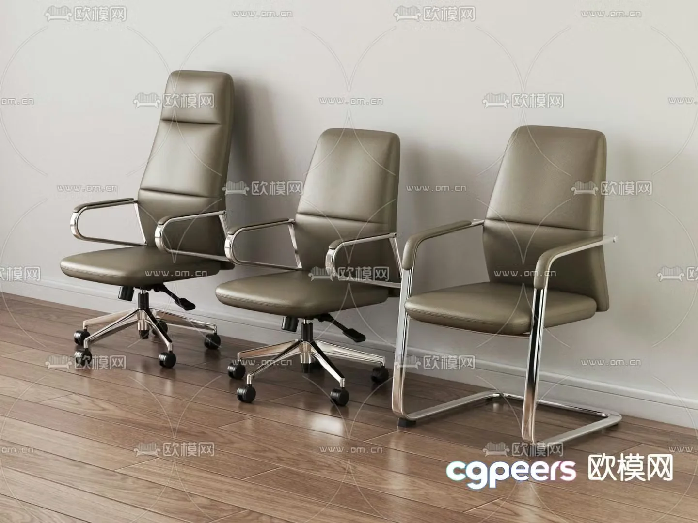 office chair seat swivel chair 3d model
