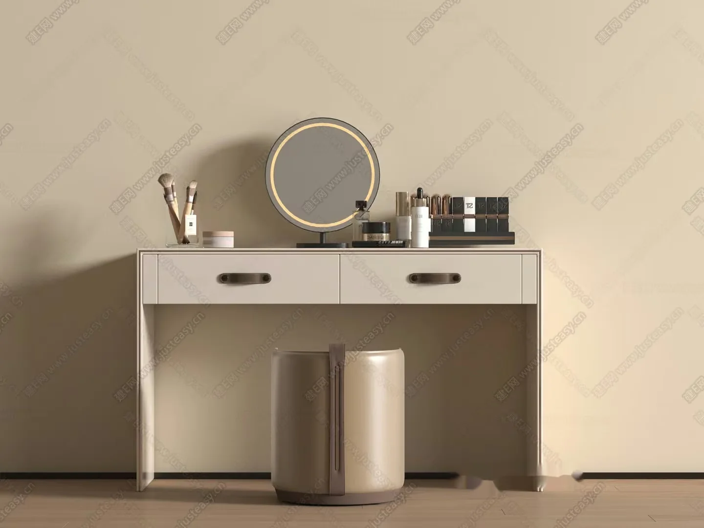A Modern Vanity Table 3D Model – 15886 – VRAY Render