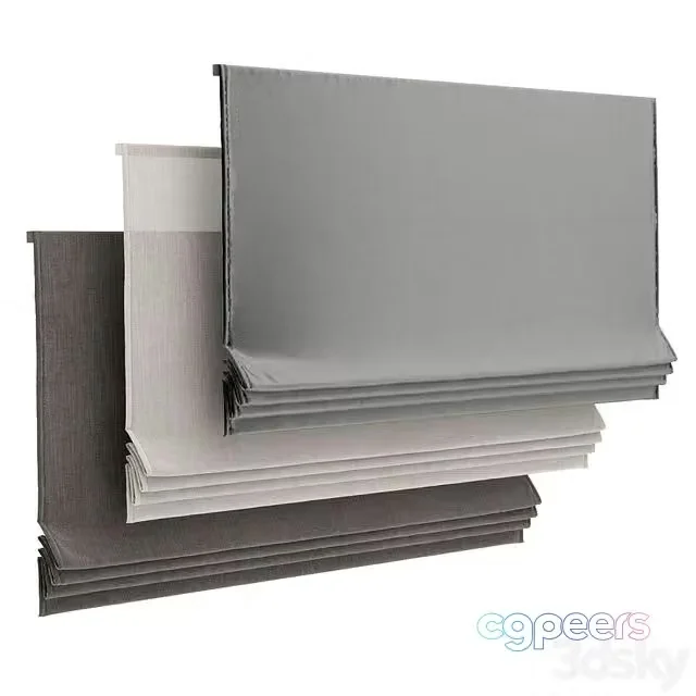 3ds Max Free – RH Flat Romain Shade 1500 mm