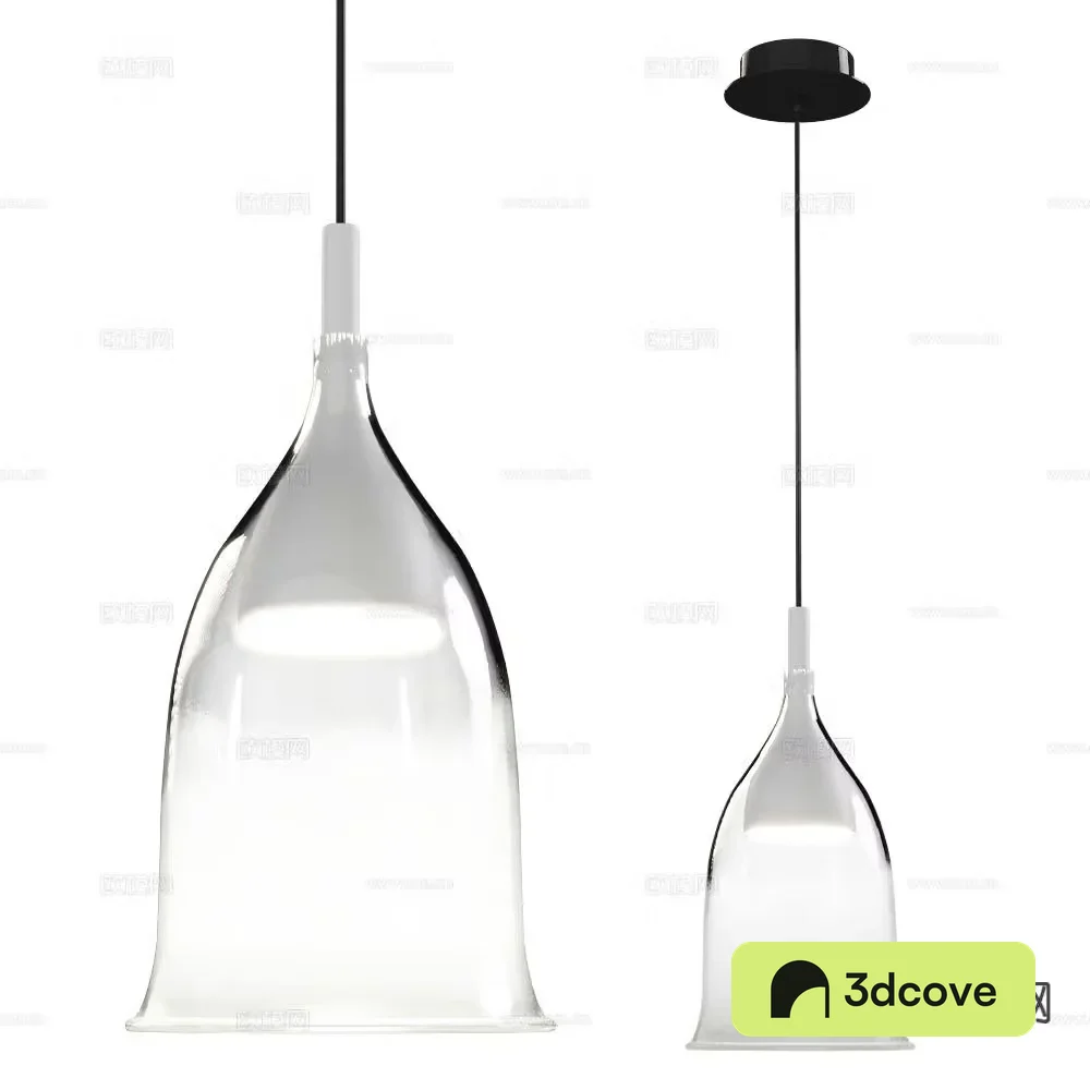 Italamp glass chandelier
