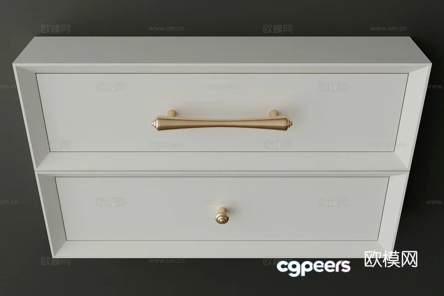 Cabinet door handle 3D model