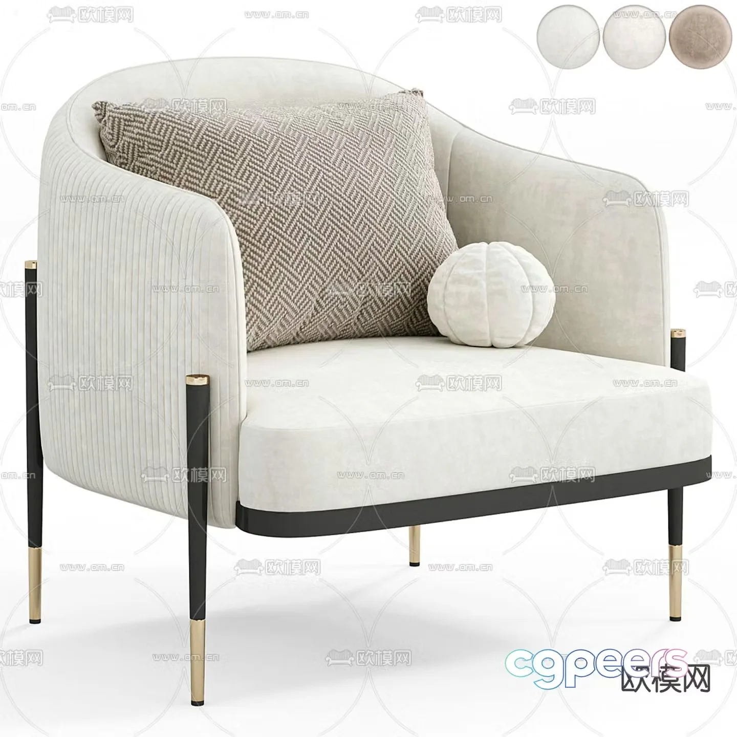 chair leisure chair 3d model